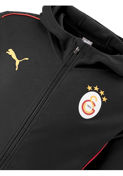 Galatasaray Puma A Takım Fermuarlı Kapüşonlu Sweatshirt 78121503 Siyah