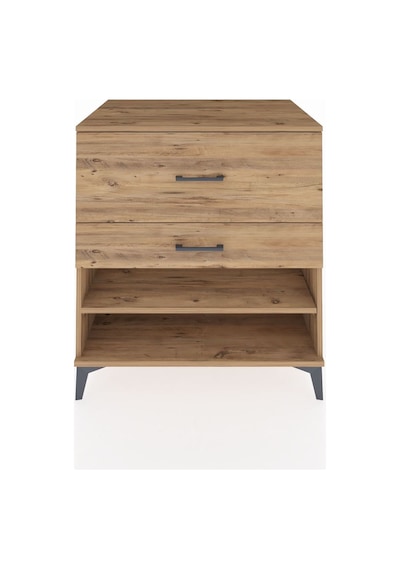 Kronos Şifonyer Tek Raflı 2 Çekmeceli 88x59x96 Çam-çam Çam