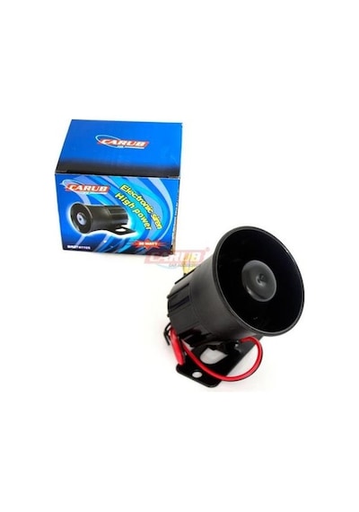 Carub 12 Volt 20 Watt 6 Sesli Alarm Sireni