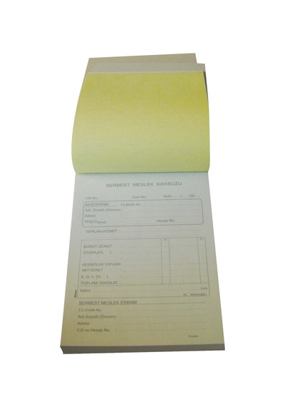 Dilman Serbest Meslek Makbuzu 2-50 3N Otokopy N11.1105