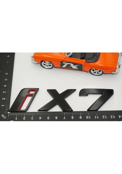 Dk Tuning Yeni İx7 Bagaj Siyah Kırmızı Abs Yazı Logo Bmw İle Uyum