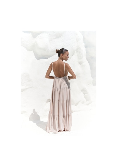 Mai Collection Mai Studios Co. Siena Vizon Askılı Uzun Elbise Vizon Mai Collection Mai Studios Co. Siena Vizon Askılı Uzun Elbise Vizon