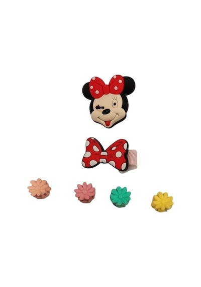 Minnie Mouse Temalı Toka Seti Sevimli Kız Çocuk Toka Okul, Doğum Günü Partileri Ve Özel Günlerde. Çok Renkli