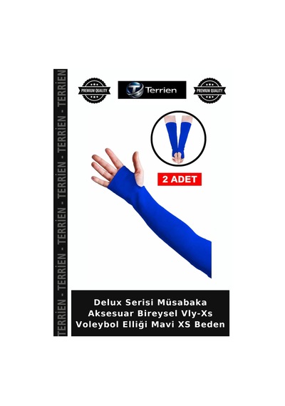Delux Serisi Müsabaka Aksesuar Bireysel Vly-xs Voleybol Elliği Mavi Xs Beden