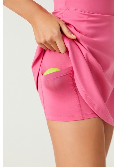 Los Ojos X Melodi Pembe Tenis Elbisesi Spor Elbise Tennis Dress Pembe Pembe