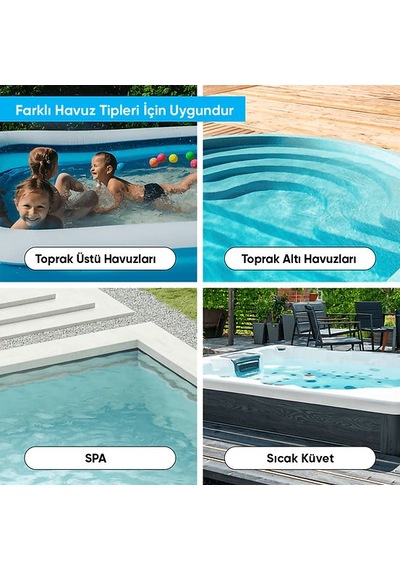 Yousky - Yeni Şarjlı Havuz El Süpürgesi - İlave 2 Sap Hediyeli