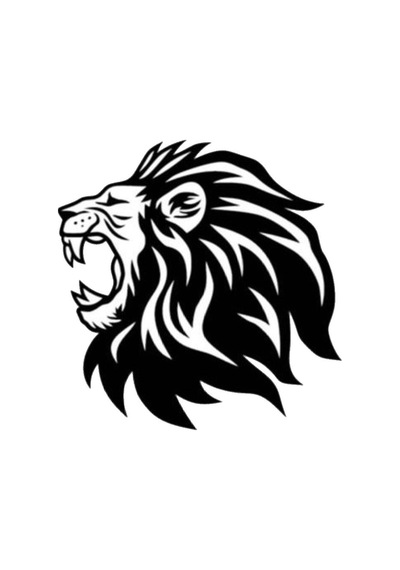 Aslan Tasarımlı Kaliteli Kaliteli Sticker Tip 2 Kaliteli Kaliteli Sticker 10 X 10 Cm
