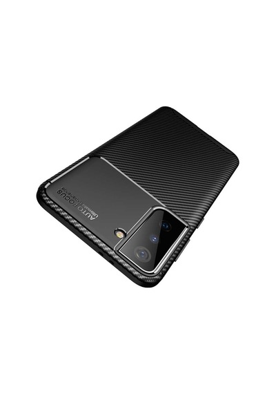 Samsung Uyumlu Galaxy S21 Plus Kılıf Karbon Silikon Case