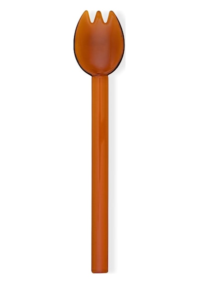 The Mia Abiete Dondurma Ve Tatlı Kaşığı Amber 6lı Set Turuncu