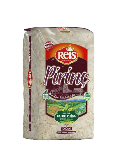 Reis Gönen Baldo Pirinç 1 Kg - 5 Adet Tarı