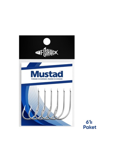 Olta İğnesi - Mustad - 2310 - Krom - No: 2 6'lı Paket