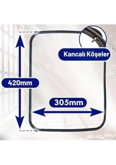 Ayrex Indesit İle Uyumlu Fırın Kapak Contası 420 X 305mm