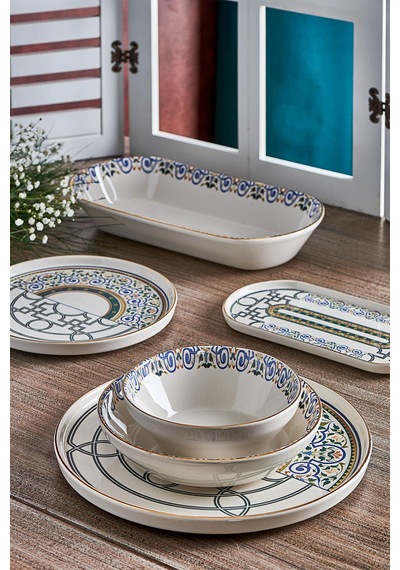 Neva N3159 Mentol Jülide 27 Prç Yemek Takımı