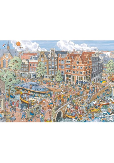 Ravensburger 191925 Amsterdam Karikatür Puzzle (1000 Parça)