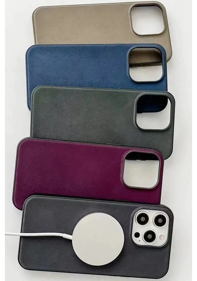 Apple iPhone Uyumlu 15 Pro Kılıf Karen Magsafe Kapak - Siyah Bz8683140667375