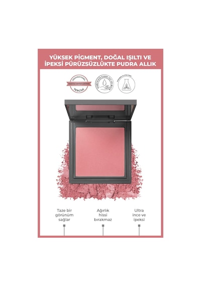 Alix Avien İpeksi Allık - Powder Blush 102 Peachy Rose