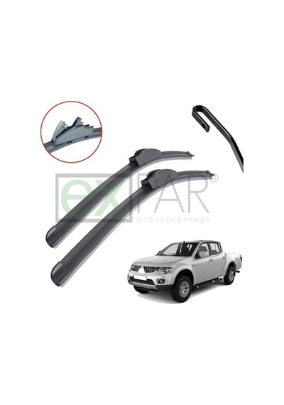 Mitsubishi L200 Ön Cam Silecek Süpürgesi Takımı 2006 - 2014 L200 Pickup Ön Silecek