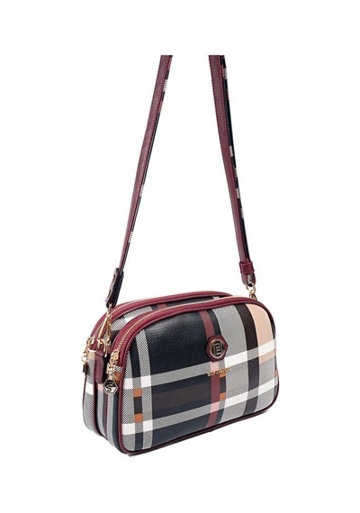 Silver & Polo Silver Polo Kadın Çapraz Çanta Sp745-m6 Siyah-bordo