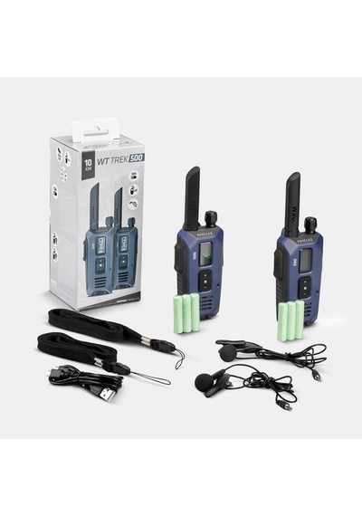 Forclaz Usb İle Şarj Edilebilen Walkie-talkie Telsiz - 10 Km - Wt Trek 500