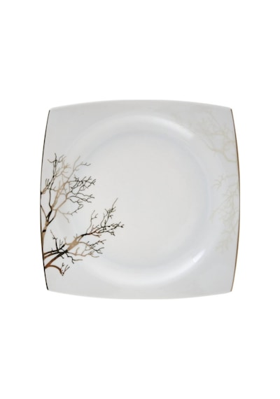 Karaca  Square Bone Autumn 60 Parça 12 Kişilik Yemek Takımı Gold
