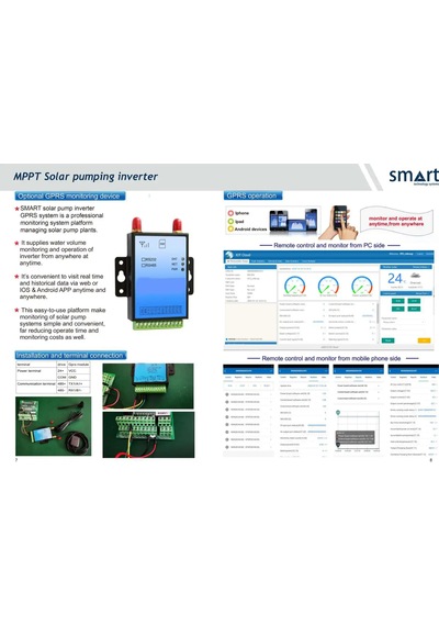 Smart 15 Hp 11 Kw Trifaze Solar Pompa İnverteri