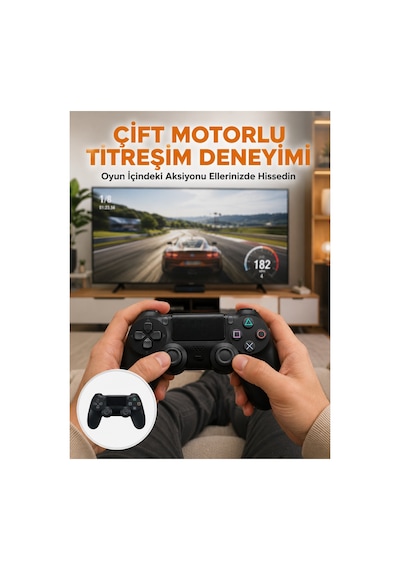 Kablosuz Titreşimli Oyun Kolu Yüksek Hassasiyetli Ang Kontrol Ve Ergonomik Tutma Yeni Nesil