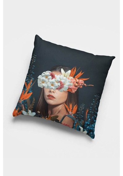 Lacivert Modern Çift Taraflı 4'lü Set Kırlent Kılıfı 4kr037n11