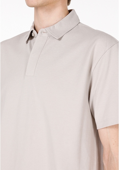 Colin's Colins Comfort Fit Polo Yaka Düz Erkek Taş Kısa Kol Tişört Cl1073959 Cl1073959 Q1.v2 Stn Taş