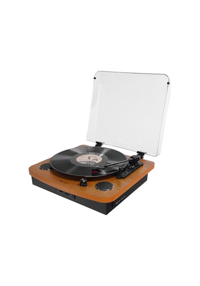 Mıkado Mn-p235, Nostalgia, Voyager, 6w, Masaüstü, Ahşap, Plak Çalar, Bluetooth, Pikap, Müzik Kutusu
