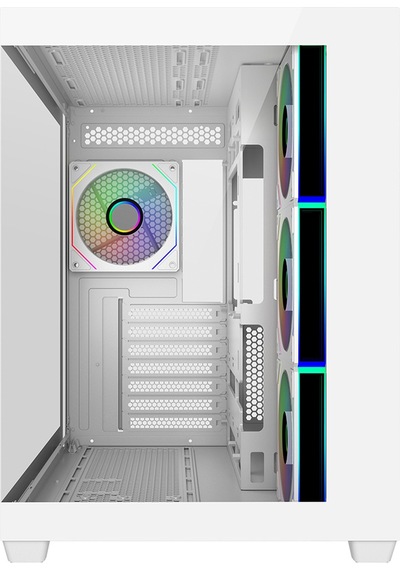 Cooler Master Elite 681 Tg E681-whnn85-s00 4x120mm Argb Fan Atx Akak0col0051