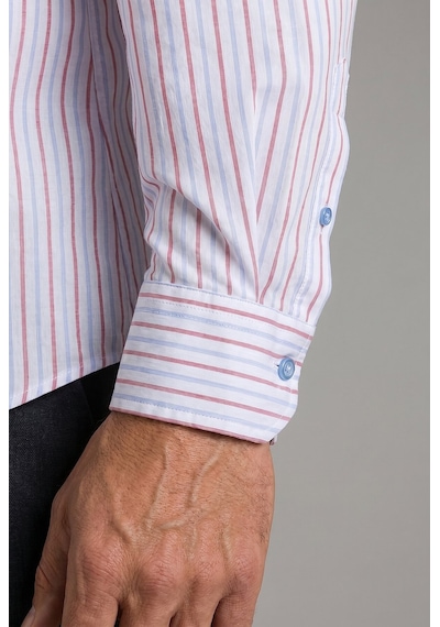 Xint Bisse Kırmızı Regular Fit Cepsiz Uzun Yaka Gömlek Bsgmktn252098 C24