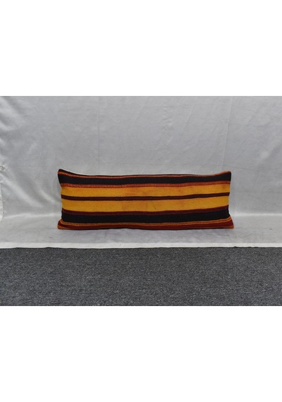 Zehra Abla Halı Yeni El Dokuma Dekoratif Lumbar Kilim Kırlent Yastık Kılıfı 6213