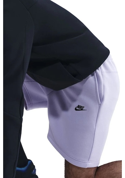 Nike Sportswear Tech Fleece Shorts Günlük Pamuklu Spor Şort Lila Lila