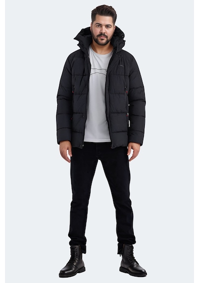 Slazenger Gafar Erkek Siyah Mont & Kaban