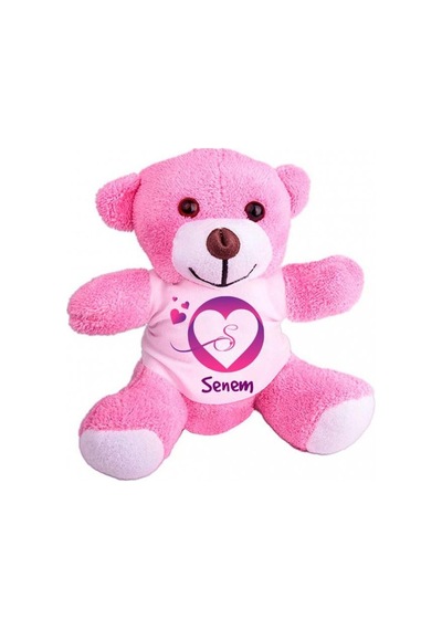 Kişiye Özel Peluş Pembe Ayı Hk2542