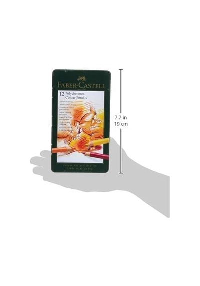 Faber-castell Polychromos Kuru Boya Kalemi, 12 Renk Diğer