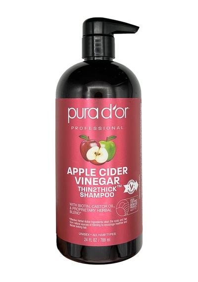 Pura D'or Apple Cider Vinegar Thin2thick Şampuan 709ml Tüm Saçlar