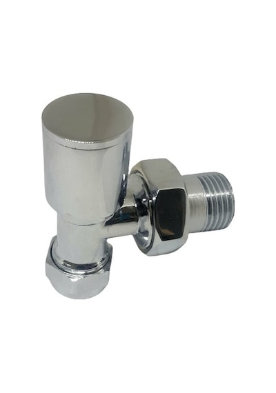 Edp 16X1/2 Pex Krom Köşe Radyatör Vanası - Metal Kapak