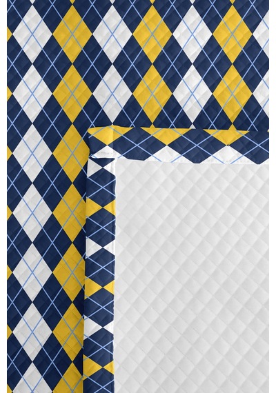 Lacivert Sarı Geometrik Genç Odası Tek Kişilik Pike Takımı - Ekose 160x220 Cm Kapitone Yatak Örtüsü Günbatımı Amber Kıyısı Lacivert Sarı Geometrik Genç Odası Tek Kişilik Pike Takımı - Ekose 160x220 Cm Kapitone Yatak Örtüsü Günbatımı Amber Kıyısı