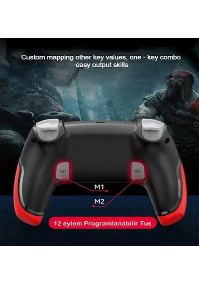 P06 Elite Bluetooth Gamepad PS4 Uyumlu Ps3 Pc Switch Uyumlu Oyun Kolu Tn