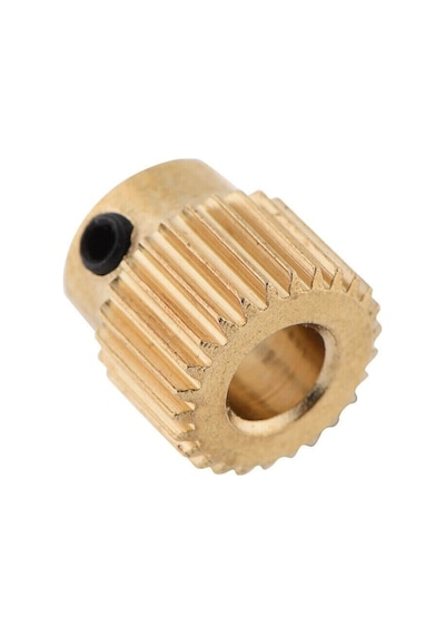 Koodmax Mk8 Extruder 40 Diş 5mm Pirinç Özel Tel Besleme Ekstrüzyon Tekerleği Dişlisi