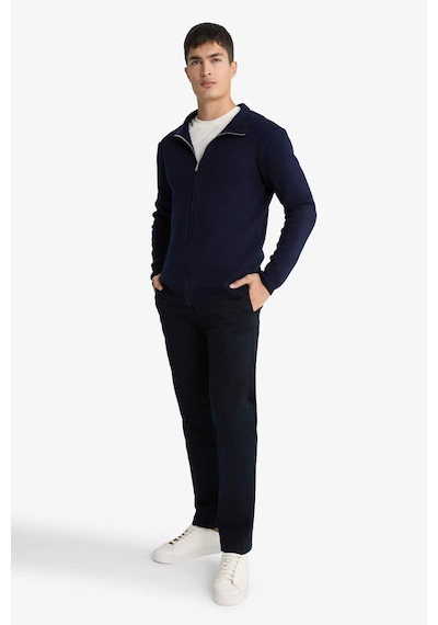 Defacto Regular Fit Düz Paça Chino Kanvas Pantolon E8064ax25aunv86 Lacivert