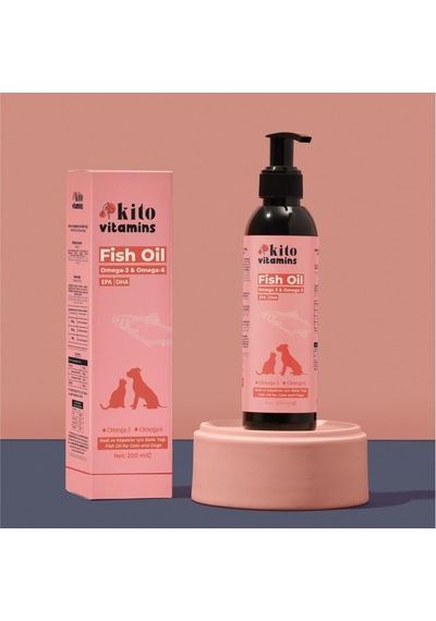 Balık Yağı 200 Ml Kedi Ve Köpekler İçin Omega 3 & 6 İçerikli Deri, Tüy, Eklem Ve Kalp Sağlığı Tamamlayıcı