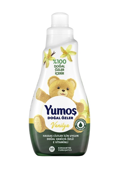 Yumoş Çamaşır Yumuşatıcısı Doğal Özler Vanilya 50 Yıkama 1200 Ml 2 Adet