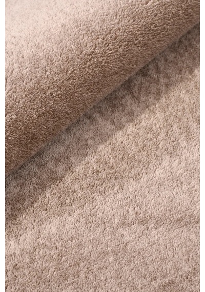 Çam Halı Poly Rpppst3000 Vizon/kahve Peluş Post Şeklinde Halı-salon-antre-oturma Odası-yumuşak-kaymaz Taban-yıkanabilir