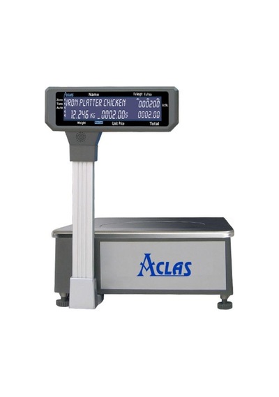 Aclas LS2615E Ethernet Boyunlu Barkodlu Terazi 15 KG