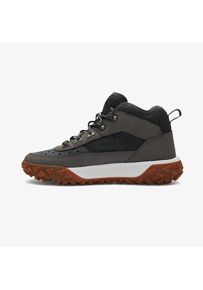Timberland Mid Lace Up Hiking Erkek Gri Bot Düz Tb0a6a98y551 Gri