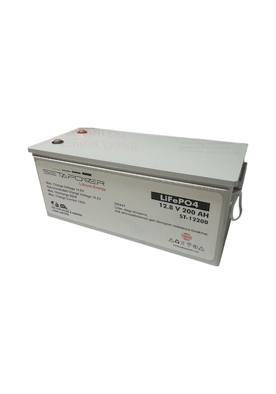Seta Power Lifepo4 12.8v 200ah Karavan/marine Abs Lityum Akü