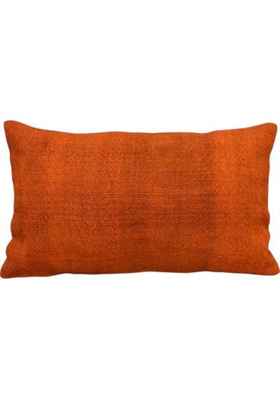 Zehra Abla Halı Yeni El Dokuma Dekoratif Lumbar Kilim Kırlent Yastık Kılıfı 6591 Çok Renkli