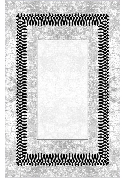 Eliana Home Dijital Baskı 2'li Banyo Paspas Takımı Lna5-sm90 100x60 Ve 60x50 Cm Beyaz